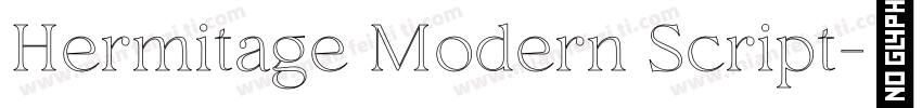 Hermitage Modern Script字体转换